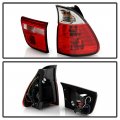 Acanii For 2000-2006 Bmw E53 X5 Red Clear Tail Lights Brake Lamps Replacement Set Driver Passenger Side