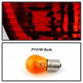 Acanii For 2000-2006 Bmw E53 X5 Red Clear Tail Lights Brake Lamps Replacement Set Driver Passenger Side