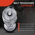 Belt Tensioner Assembly With Pulley For Hyundai Tucson 2010-2014 Sonata 2006-2014 Santa Fe Kia Forte Forte5 Optima Magentis