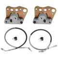 Front Brake Caliper And Hose Line Set For Polaris Atv Sportsman 500 Magnum 325 2x4 Xplorer 400 Xpedition 425 Worker 1999 2000 