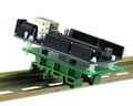 Electronics-salon Din Rail Mount Adapter Prototype Pcb Kit For Arduino Uno Mega 2560 Etc