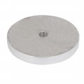 Uxcell 75mm Diameter 10mm Thickness M10 Thread Aluminum Disc Hardware For Glass Table