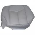 Secosautoparts Driver Passenger Side Bottom Leather Seat Cover Light Gray 922 Compatible With Chevy Gmc Tahoe Suburban