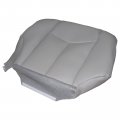 Secosautoparts Driver Passenger Side Bottom Leather Seat Cover Light Gray 922 Compatible With Chevy Gmc Tahoe Suburban