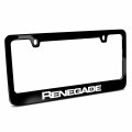 Ipick Image Made For Jeep Renegade Black Metal License Plate Frame