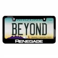 Ipick Image Made For Jeep Renegade Black Metal License Plate Frame