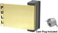 Crl Polished Brass Finish Universal Push-pull Paddle Handle Pull To Left 