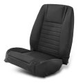 Driver Bottom And Top Seat Cover For Ford Mustang 2005 2009 Black Polyurethane Car Replacement Fits Heated Power Seats Custom 