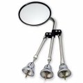 Door Blind Spot Mirror 8 5 In Duraball Convex And Bracket Kit Short Tripod System For Slope Nose Vehicles Part Number 714721 