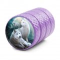 White Wolf Pack Moon Valve Stem Caps For Tire Rim Wheel Aluminum Purple
