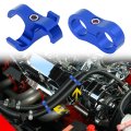 4pcs Blue An10 19mm Hose Separator Clamp Fitting Adapter With Wrench For Car