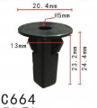 Autobahn88 Wheel Arch Molding Clip Bodywork Grommet Compatible With Toyota Lexus Oem 9018906157 Pack Of 20
