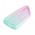 1 Pcs Key Fob Remote Control Cover Case Full Protection Tpu Shell For Bmw 2 3 5 6 Series Cyan And Rose Red Gradient 