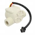 Aexit 0 5-l Min 0 8mpa Control Electrical G1 2 Fluid Water Flow Sensor Meter Flowmeter White