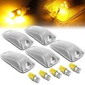 Dna Motoring Cbl-csil88-ch-y 5pcs Led Cab Roof Running Light Lamps For 92-99 Suburban Tahoe Yukon 