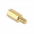 Uxcell M4x12mm 6mm Male-female Brass Hex Pcb Motherboard Spacer Standoff For Fpv Drone Quadcopter Computer Circuit Board 5pcs