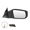 Ocpty Passenger Side Mirror For 2013-2018 Nissan Altima Outside Accessories Easy-adjustable Manual Folding View