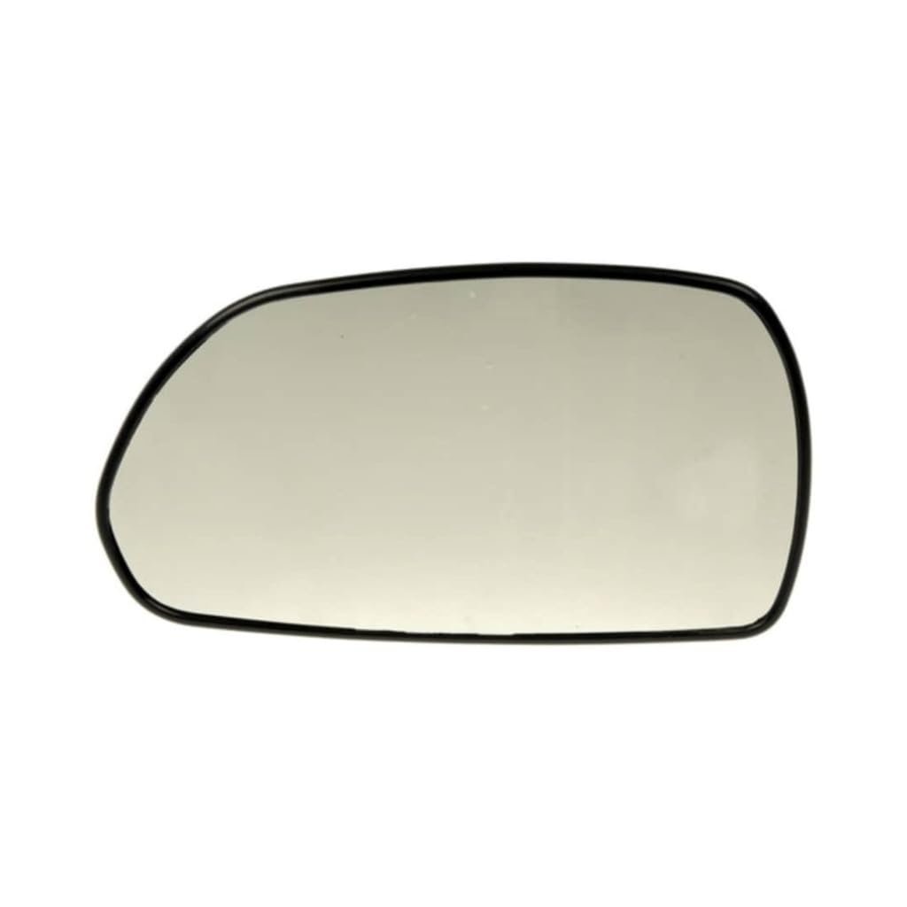 Door Mirror Glass For Kia Spectra 2002 2003 2004 Driver Side Manual Adjustment Clear Finish Plastic With Backing Plate Replaces