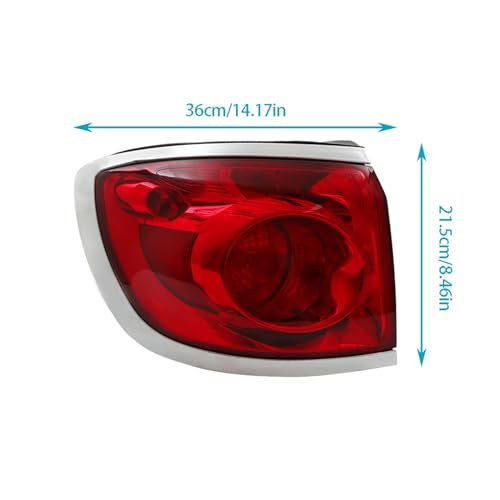 Rear Tail Light Lamp Assembly Driver Side Left For Enclave 2008 2009 2010 2011 2012 Halogen Brake Gm2804101 25954941