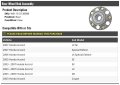 Rear Wheel Bearing Hub Assembly Compatible With 2003-2007 Honda Accord