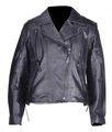 Womens Leather Motorcycle Jackets Vented With Side Laces Size 2xl Xx-large