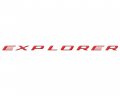 Rear Letter Inserts For 2020-2023 Explorer 
