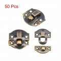 Uxcell Box Latch Retro Style Small Size Bronze Decorative Hasp Jewelry Cases Catch W Screws 50 Pcs