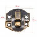 Uxcell Box Latch Retro Style Small Size Bronze Decorative Hasp Jewelry Cases Catch W Screws 50 Pcs