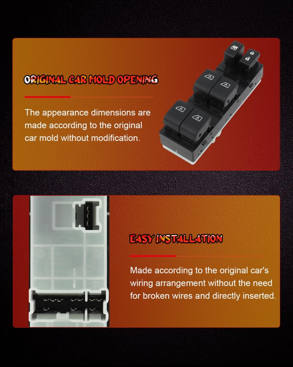 Master Power Window Switch Control Front Driver Side For 2007 2008 Infiniti G35 X 4d 25401 Jk40d