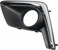Evan-fischer Front Passenger Fog Light Trim For 2016-2017 Subaru Crosstrek Textured Black Su1039112 