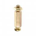 Uxcell M4 Hex Brass Standoff Spacer 15mm 6mm Male-female Threaded Pillar Screw Nut Kit For Pcb Motherboard Computer Circuit