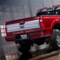 Ipick Image Super-duty Tailgate 1 32 Inch Silver Letter Insert No-decal Ford F-250 F-350 F-450 2008 To 2016