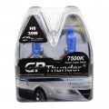 Gp Thunder Sgp75-h8 Super White 7500k 35w Xenon Quartz Halogen Light Bulb Pack Of 2 