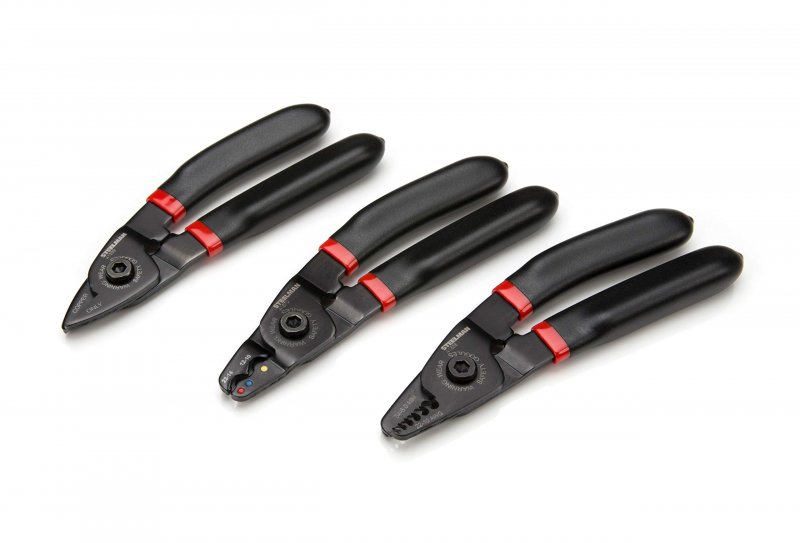 Steelman 3-piece Mini Wire And Cable Electrician Tool Set Wire Cutter Stripper Crimper Durable Steel With Corrosion-resistant