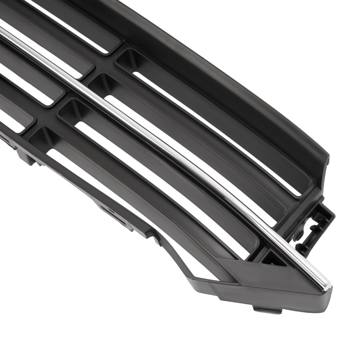 Front Lower Bumper Grille For 2012-2015 Volkswagen Passat Black And Silvery Plastic Replacement Part Cb-2411 5618536779b9