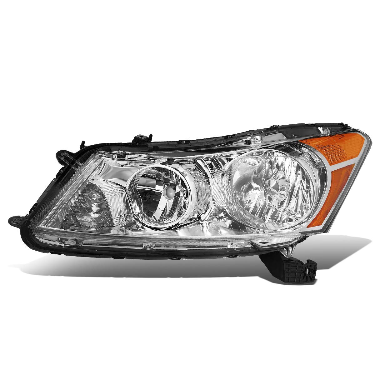 Auto Dynasty Headlights Assembly For 2008-2012 Honda Accord Sedan Driver Left Side Halogen Headlamps Replacement Oe Style