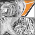 Auto Dynasty Headlights Assembly For 2008-2012 Honda Accord Sedan Driver Left Side Halogen Headlamps Replacement Oe Style