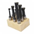 Waltyotur Boring Bar Set 1 2 Inch Bars For Lathe Or Milling Machines 9-pack