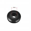 Uxcell Rubber Grommets 4mm Dia Wire Gasket Ring For Hole Plug Cable Black 50 Pieces