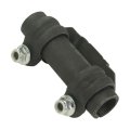 Tie Rod End Adjusting Sleeve For 1999 2022 Ford F-350 Super Duty Steel Black Medium Thread Female 1 And 2 Counterclockwise Left 