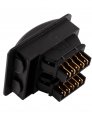 Uxcell Universal 10 Pin Dual Rows Electric Power Window Master Switch Dc 12v For Car