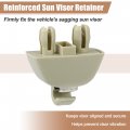 X Autohaux 2pcs Sun Visor Support Clip Retainer 4f0857561 For Audi A6 Quattro A7 A8 Rs6 Vw Passat 6r0857561y20 Holder Bracket
