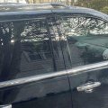 Pillar Post Molding Trim Cover For 2007-2014 Cadillac Escalade Door Applique Glossy Black 4pcs