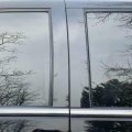 Kuafu Pillar Post Molding Trim Cover Compatible With 2007-2014 Cadillac Escalade Door Applique Glossy Black 4pcs