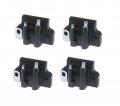 Ignition Coil 4 Pack For Johnson Evinrude Outboard Motors 1985 To 2005 Replaces 18-5179 183-2508 582508 Fits 4hp 300hp Engines 