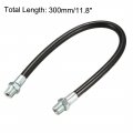 Uxcell 11 8 Flexible Extension Grease Hose Hard Reach Area 4500psi 1 8 Npt Thread 2pcs