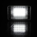 Uxcell 1pair Car Led License Plate Light Error Free White For Mercedes-benz Glk300 2010-2013 No A2048200156 A2048201056