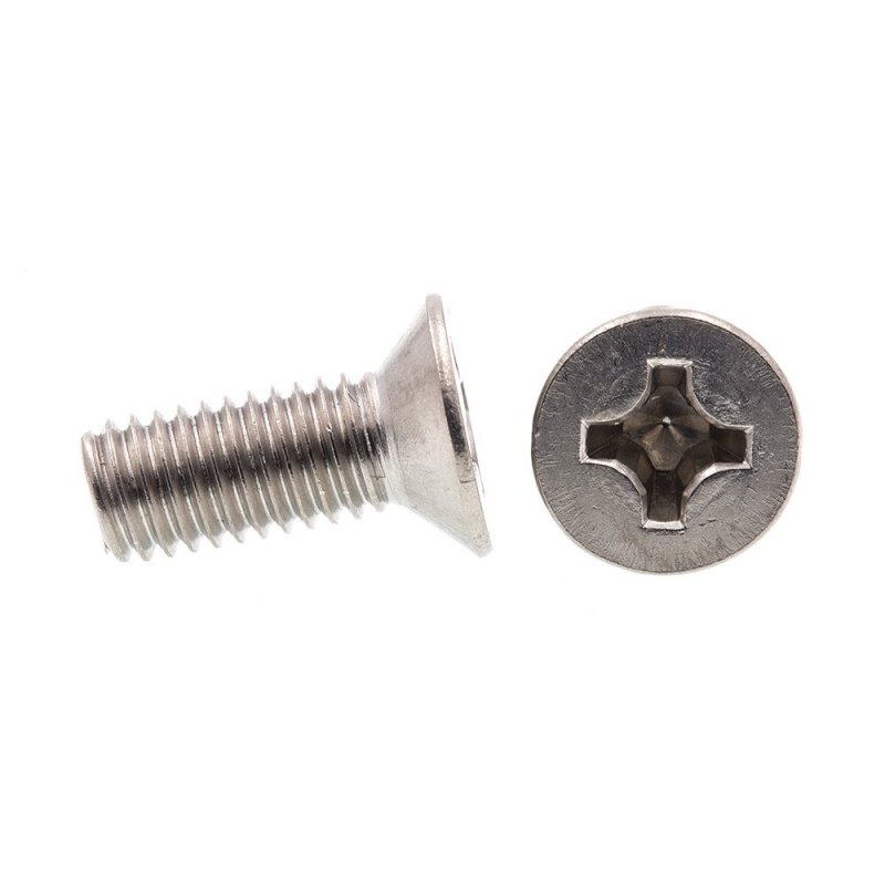 Prime-line Machine Screws Metric Flat Head Phillips Drive M8-1 25 X 20mm 10 Pack