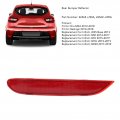 Replacement For Infiniti Q50 2014-2017 Rear Reflector Ear Bumper Waterproof Red Lens Tail Strip Left 26565 Jj90a