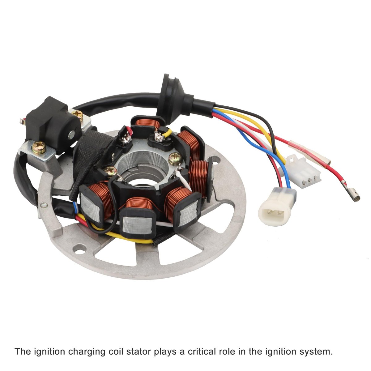 7 Coil Ignition Magneto Stator Replacement For Estator Completo Bws100 Axis00 Outer Diameter 81mm 3 19 Inner 28mm 1 1 In